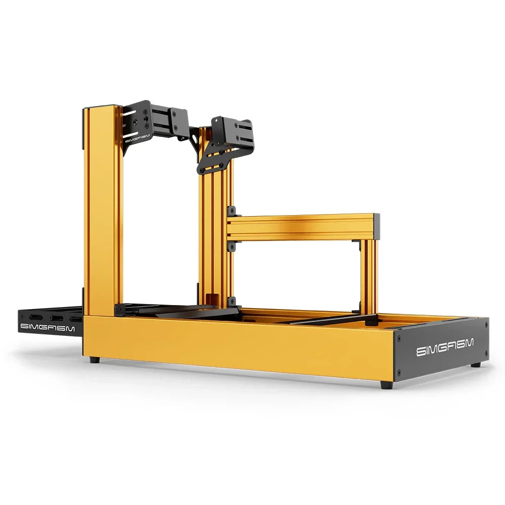 SIMGASM | Sport Aluminum Sim Racing Cockpit - Orange