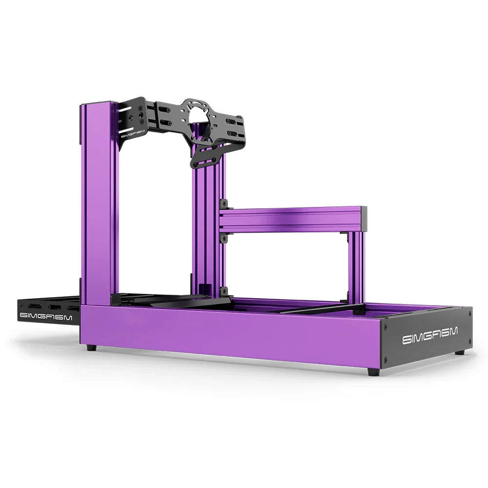 SIMGASM | Sport Aluminum Sim Racing Cockpit - Purple