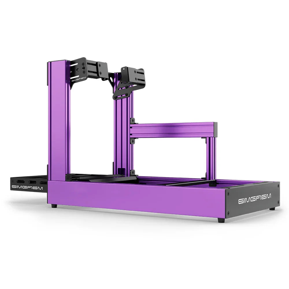 SIMGASM | Sport Aluminum Sim Racing Cockpit - Purple