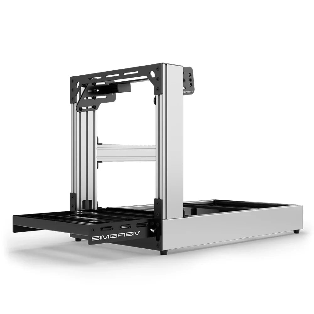 SIMGASM | Sport Aluminum Sim Racing Cockpit - Silver