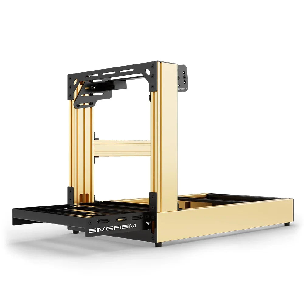 SIMGASM | Sport Aluminum Sim Racing Cockpit - Gold