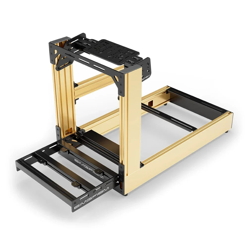 SIMGASM | Sport Aluminum Sim Racing Cockpit - Gold