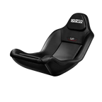 SPARCO GP GAMING Race Chair - With-out Seat brackets / Black Leather - Bucket seat